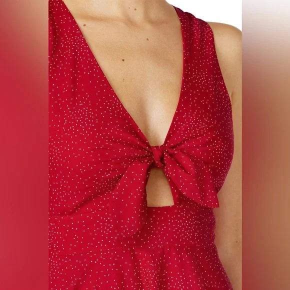 Hutch Reese Red Midi Dress Size XS, Small - Picture 5 of 11